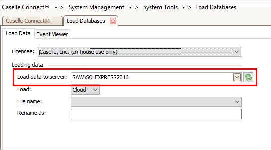 How do I load databases?