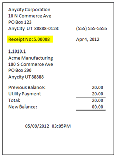 how do i read the receipt number how to do a receipt