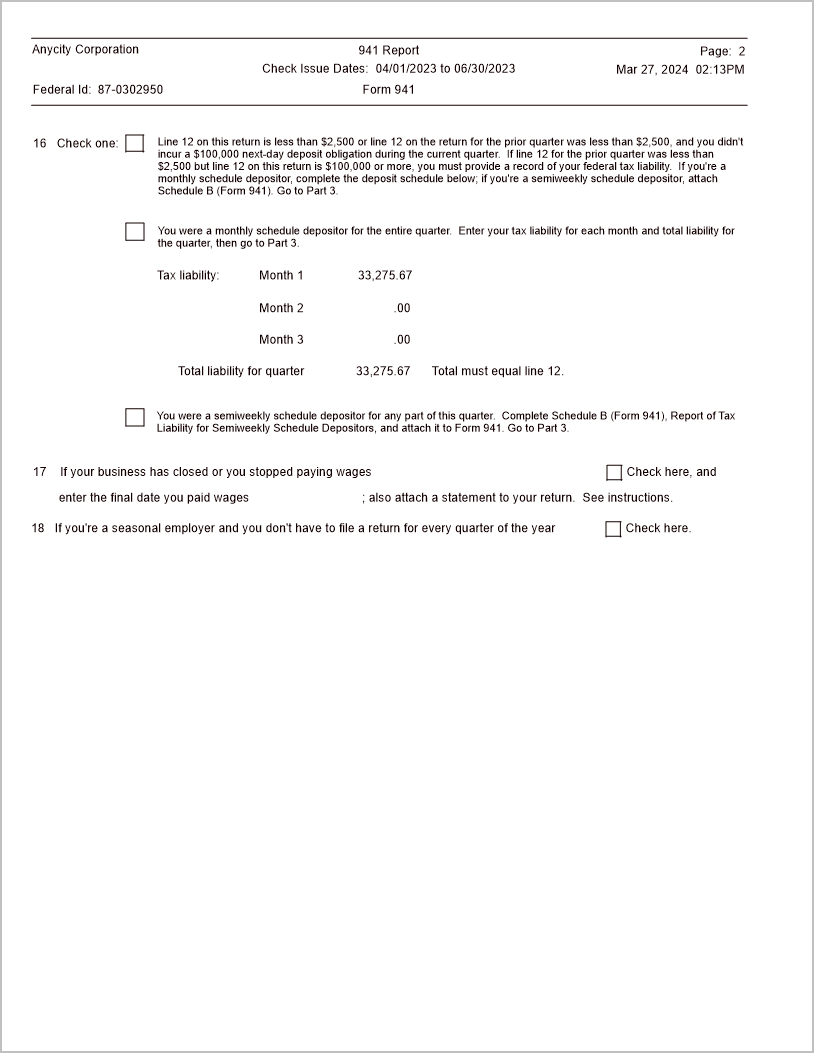 How do i submit the 941 quarterly report 