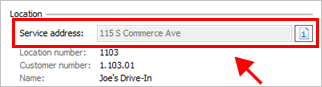 Service Address